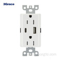 Typ C schnelles Laden USB Outlet 20W